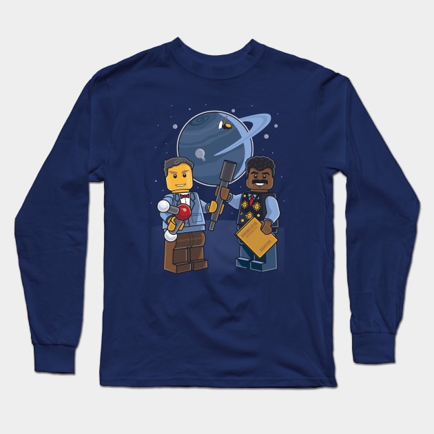 Space Is Awesome Long Sleeve T-Shirt by Pacalin